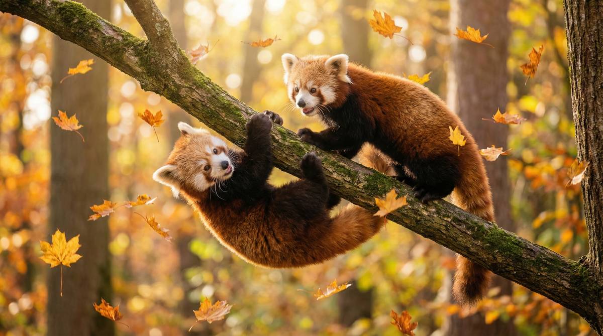 91小熊猫秋日视频